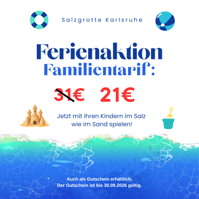 Familientarif-Aktion im August