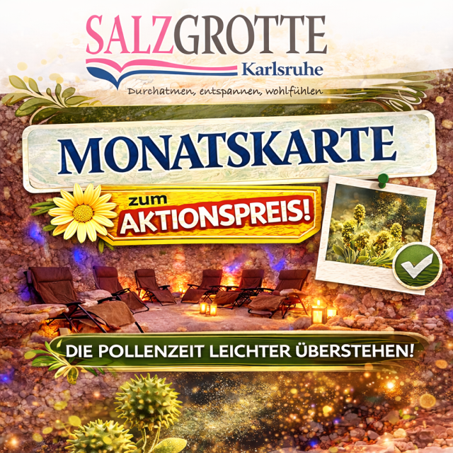 Monatskarte zum Aktionspreis