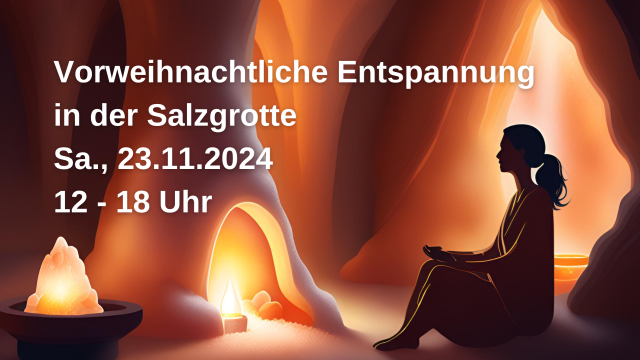 Vorweihnachtliche Entspannung in der Salzgrotte Karlsruhe